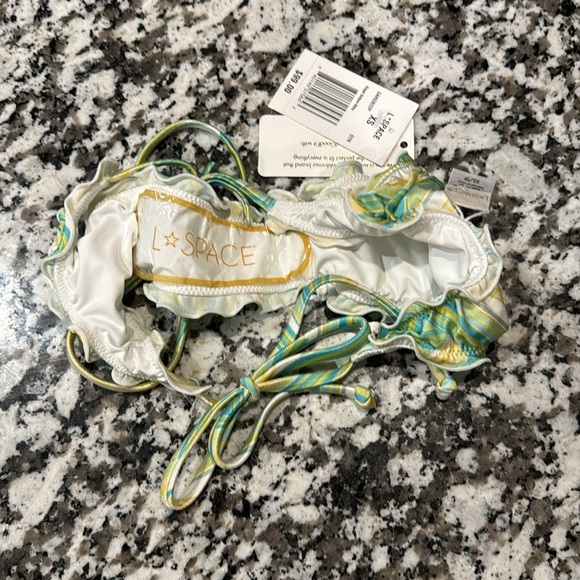 L*Space Maggie Roger Bikini Bottoms Over the Rainbow NWT - Picture 11 of 12